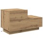 Costurero con luces LED Roble Artesanal 100x36x49 cm de , Mesitas de noche - Ref: Foro24-863064, Precio: 82,18 €, Descuento: %
