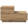 Costurero con luces LED Roble Artesanal 100x36x49 cm de , Mesitas de noche - Ref: Foro24-863064, Precio: 82,18 €, Descuento: %