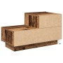 Armario de Noche  con Luces LED Madera Antigua 100x36x49 cm | Foro24.es | Tu tienda online para hogar, jardín y más Foro24.es