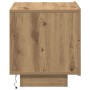 Costurero con luces LED Roble Artesanal 100x36x49 cm de , Mesitas de noche - Ref: Foro24-863064, Precio: 82,18 €, Descuento: %
