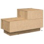 Costurero con luces LED Roble Artesanal 100x36x49 cm de , Mesitas de noche - Ref: Foro24-863064, Precio: 82,18 €, Descuento: %