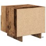 Cabinet de Noche con Luces LED Madera Vieja 40x39x37 cm de , Mesitas de noche - Ref: Foro24-863066, Precio: 60,29 €, Descuent...