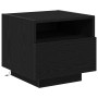 Cabinet de Noche con Luces LED Negro Roble 40x39x37 cm de , Mesitas de noche - Ref: Foro24-863070, Precio: 63,78 €, Descuento: %