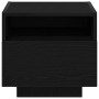 Cabinet de Noche con Luces LED Negro Roble 40x39x37 cm de , Mesitas de noche - Ref: Foro24-863070, Precio: 63,78 €, Descuento: %