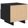 Cabinet de Noche con Luces LED Negro Roble 40x39x37 cm de , Mesitas de noche - Ref: Foro24-863070, Precio: 63,78 €, Descuento: %