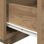 Mesas de Noche con Luces LED 2 pcs Roble Artesanal 40x39x37 cm de , Mesitas de noche - Ref: Foro24-863069, Precio: 105,67 €, ...