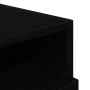 Cabinet de Noche con Luces LED Negro Roble 40x39x37 cm de , Mesitas de noche - Ref: Foro24-863070, Precio: 63,78 €, Descuento: %