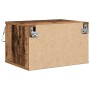 Cabinet de Noche con LED Montado en la Pared Madera Vieja 50x36x30 cm de , Mesitas de noche - Ref: Foro24-863078, Precio: 55,...