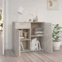 Concrete gray plywood sideboard 80x36x75 cm by vidaXL, Sideboards - Ref: Foro24-805774, Price: 88,87 €, Discount: %