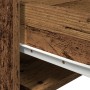 gabinetes de noche con luces LED 2 pcs montados en la pared de madera vieja de , Mesitas de noche - Ref: Foro24-863079, Preci...