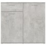 Aparador de madera contrachapada gris hormigón 80x36x75 cm de vidaXL, Aparadores - Ref: Foro24-805774, Precio: 86,89 €, Descu...