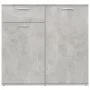 Concrete gray plywood sideboard 80x36x75 cm by vidaXL, Sideboards - Ref: Foro24-805774, Price: 88,87 €, Discount: %