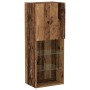Gabinete de TV con luces LED Madera vieja 40,5x30x102 cm de , Muebles TV - Ref: Foro24-863087, Precio: 69,87 €, Descuento: -5%%