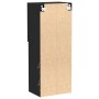 Gabinete de TV con luces LED Negro Roble 40,5x30x102 cm de , Muebles TV - Ref: Foro24-863089, Precio: 73,74 €, Descuento: -5%%
