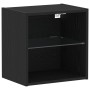 Estante Flotante Negro Roble 40x28,5x40 cm Madera Elaborada de , Armarios y almacenamiento - Ref: Foro24-863094, Precio: 39,8...