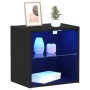 Estante Flotante Negro Roble 40x28,5x40 cm Madera Elaborada de , Armarios y almacenamiento - Ref: Foro24-863094, Precio: 39,8...