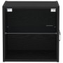Estante Flotante Negro Roble 40x28,5x40 cm Madera Elaborada de , Armarios y almacenamiento - Ref: Foro24-863094, Precio: 39,8...