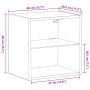 Estante Flotante Negro Roble 40x28,5x40 cm Madera Elaborada de , Armarios y almacenamiento - Ref: Foro24-863094, Precio: 39,8...
