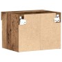 Armario de pared con luces LED Madera Vieja 40x30x30 cm de , Muebles TV - Ref: Foro24-863098, Precio: 37,66 €, Descuento: -5%%