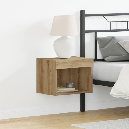 Gabinetes de Pared con Luces LED 2 pcs Roble Artesanal 40x30x30 cm de , Muebles TV - Ref: Foro24-863101, Precio: 54,50 €, Des...