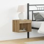 Gabinetes de Pared con Luces LED 2 pcs Roble Artesanal 40x30x30 cm de , Muebles TV - Ref: Foro24-863101, Precio: 54,50 €, Des...