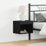 Gabinetes de pared con luces LED 2 pcs Roble Negro 40x30x30 cm de , Muebles TV - Ref: Foro24-863103, Precio: 57,80 €, Descuen...