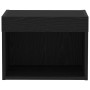 Gabinetes de pared con luces LED 2 pcs Roble Negro 40x30x30 cm de , Muebles TV - Ref: Foro24-863103, Precio: 57,80 €, Descuen...