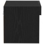 Gabinetes de pared con luces LED 2 pcs Roble Negro 40x30x30 cm de , Muebles TV - Ref: Foro24-863103, Precio: 57,80 €, Descuen...