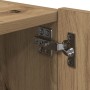 Armarios de pared para TV con luces LED 2 pcs Roble artesanal 80x35x31 cm de , Muebles TV - Ref: Foro24-863107, Precio: 116,9...
