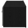 Gabinete de TV con luces LED Negro Roble 80x35x31 cm de , Muebles TV - Ref: Foro24-863108, Precio: 67,64 €, Descuento: %