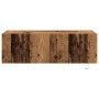 Cabinet de TV con luces LED Madera Vieja 100x35x31 cm de , Muebles TV - Ref: Foro24-863110, Precio: 79,03 €, Descuento: -5%%
