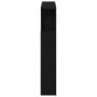 Cabecera de Almacenamiento con Luces LED Roble Negro 100x18,5x103,5 cm de , Cabeceros y pies de cama - Ref: Foro24-863113, Pr...