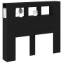 Cabecero de Almacenamiento  con Luces LED Roble Negro 120x18,5x103,5 cm | Foro24.es | Tu tienda online para hogar, jardín y más Foro24.es