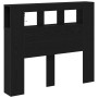 Cabecero de Almacenamiento  con Luces LED Roble Negro 120x18,5x103,5 cm | Foro24.es | Tu tienda online para hogar, jardín y más Foro24.es