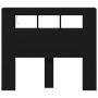 Cabecero de Almacenamiento  con Luces LED Roble Negro 120x18,5x103,5 cm | Foro24.es | Tu tienda online para hogar, jardín y más Foro24.es
