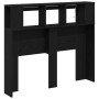 Cabecero de Almacenamiento  con Luces LED Roble Negro 120x18,5x103,5 cm | Foro24.es | Tu tienda online para hogar, jardín y más Foro24.es