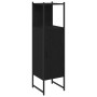 Armario de baño Negro Roble 33x33x120,5 cm Madera elaborada de , Tocadores de baño - Ref: Foro24-863122, Precio: 61,44 €, Des...