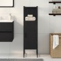 Armario de baño Negro Roble 33x33x120,5 cm Madera elaborada de , Tocadores de baño - Ref: Foro24-863122, Precio: 61,44 €, Des...