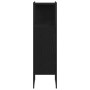 Armario de baño Negro Roble 33x33x120,5 cm Madera elaborada de , Tocadores de baño - Ref: Foro24-863122, Precio: 61,44 €, Des...