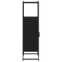 Armario de baño Negro Roble 33x33x120,5 cm Madera elaborada de , Tocadores de baño - Ref: Foro24-863122, Precio: 61,44 €, Des...