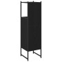 Armario de baño Negro Roble 33x33x120,5 cm Madera elaborada de , Tocadores de baño - Ref: Foro24-863122, Precio: 61,44 €, Des...