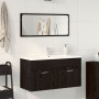 Set de Muebles de Baño de 2 Piezas en Madera Ingenierizada de Roble Negro de , Muebles de baño - Ref: Foro24-863138, Precio: ...