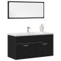 Set de Muebles de Baño de 2 Piezas en Madera Ingenierizada de Roble Negro de , Muebles de baño - Ref: Foro24-863138, Precio: ...