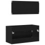 Set de Muebles de Baño de 2 Piezas en Madera Ingenierizada de Roble Negro de , Muebles de baño - Ref: Foro24-863138, Precio: ...