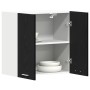 Gabinete Colgante de Roble Negro 60x31x60 cm Hecho de Madera Elaborada de , Armarios de cocina - Ref: Foro24-863143, Precio: ...