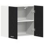 Gabinete Colgante de Roble Negro 60x31x60 cm Hecho de Madera Elaborada de , Armarios de cocina - Ref: Foro24-863143, Precio: ...