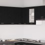 Gabinete de esquina colgante - Roble negro - 57x57x60 cm - Hecho de madera elaborada de , Armarios de cocina - Ref: Foro24-86...