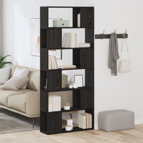 Comprar Estantería Negro Roble 80x24x186 cm