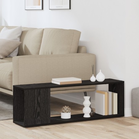 Estante para libros Negro Roble 100x24x32 cm Madera de , Muebles TV - Ref: Foro24-863155, Precio: 37,20 €, Descuento: %