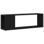 Estante para libros Negro Roble 100x24x32 cm Madera de , Muebles TV - Ref: Foro24-863155, Precio: 37,20 €, Descuento: %